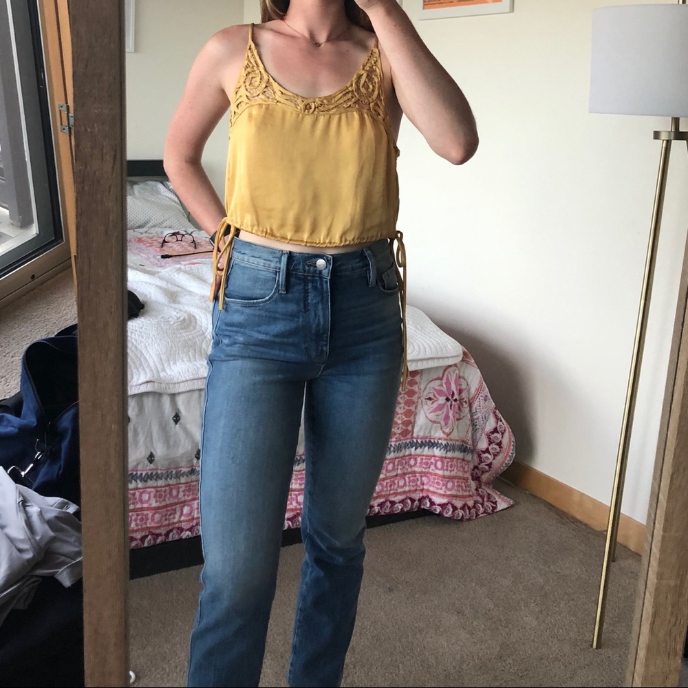 Silky crop top